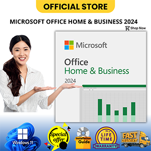 Microsoft Office Home & Business 2024 With Box, ESD, Life Time